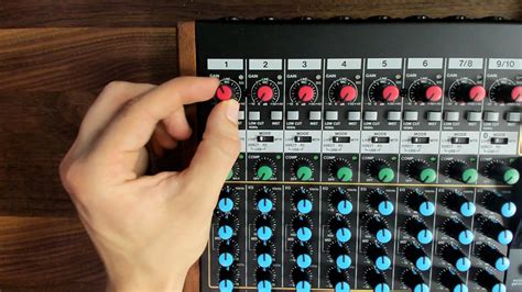 audio mixer channel strips